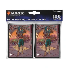 Magic the Gathering CCG: Aetherdrift 100ct Deck Protector Sleeves Borderless Racer 1